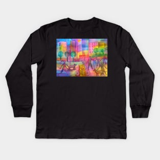 Lala-land ( Rainbow Land ) Kids Long Sleeve T-Shirt